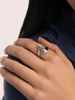 Anillo Abbraccio Amour Acero