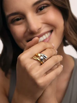 Anillo Abbraccio Stars Acero