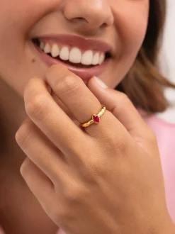 Anillo Alma Rosé Baño Oro