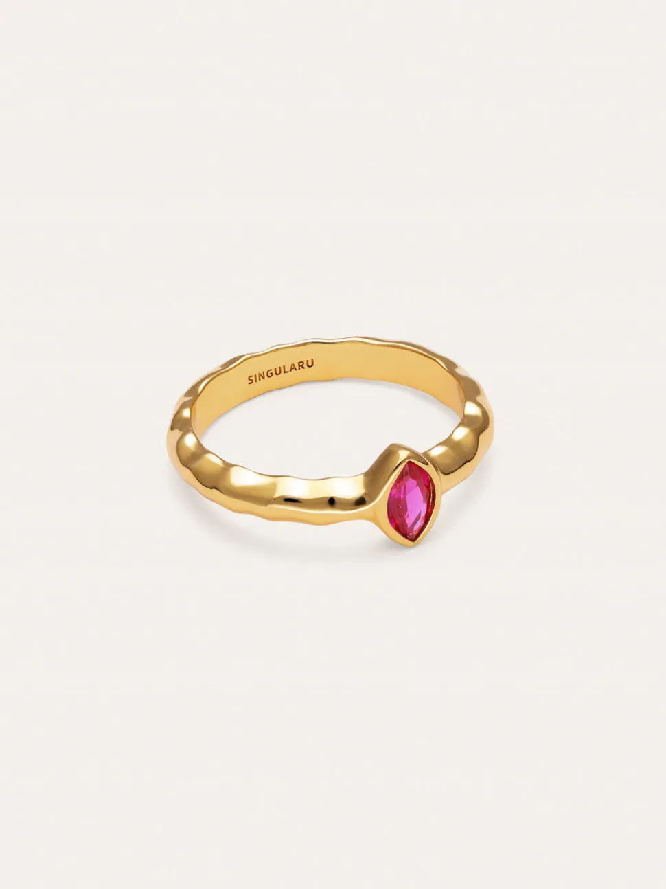 Anillo Alma Rosé Baño Oro