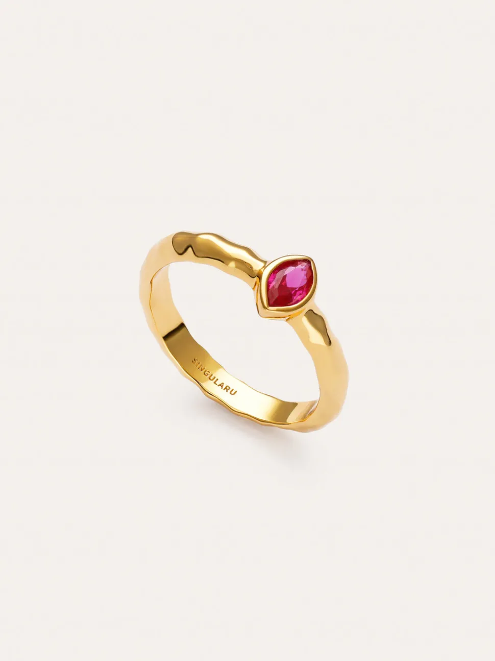 Anillo Alma Rosé Baño Oro