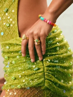 Anillo Amanda Rosa Baño Oro