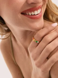 Anillo Colorway Baño Oro