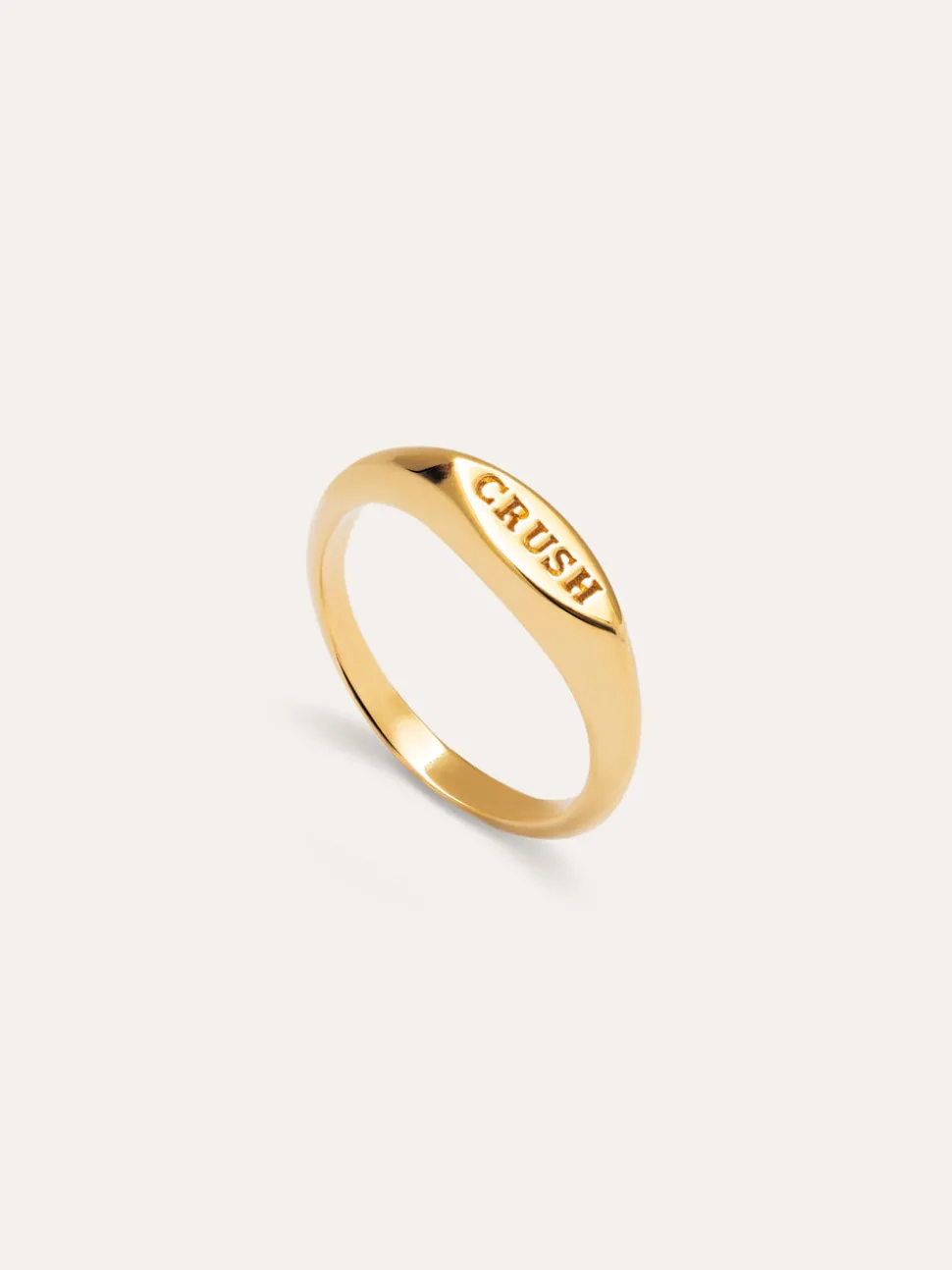 Anillo Crush Baño Oro