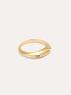 Anillo Crush Baño Oro