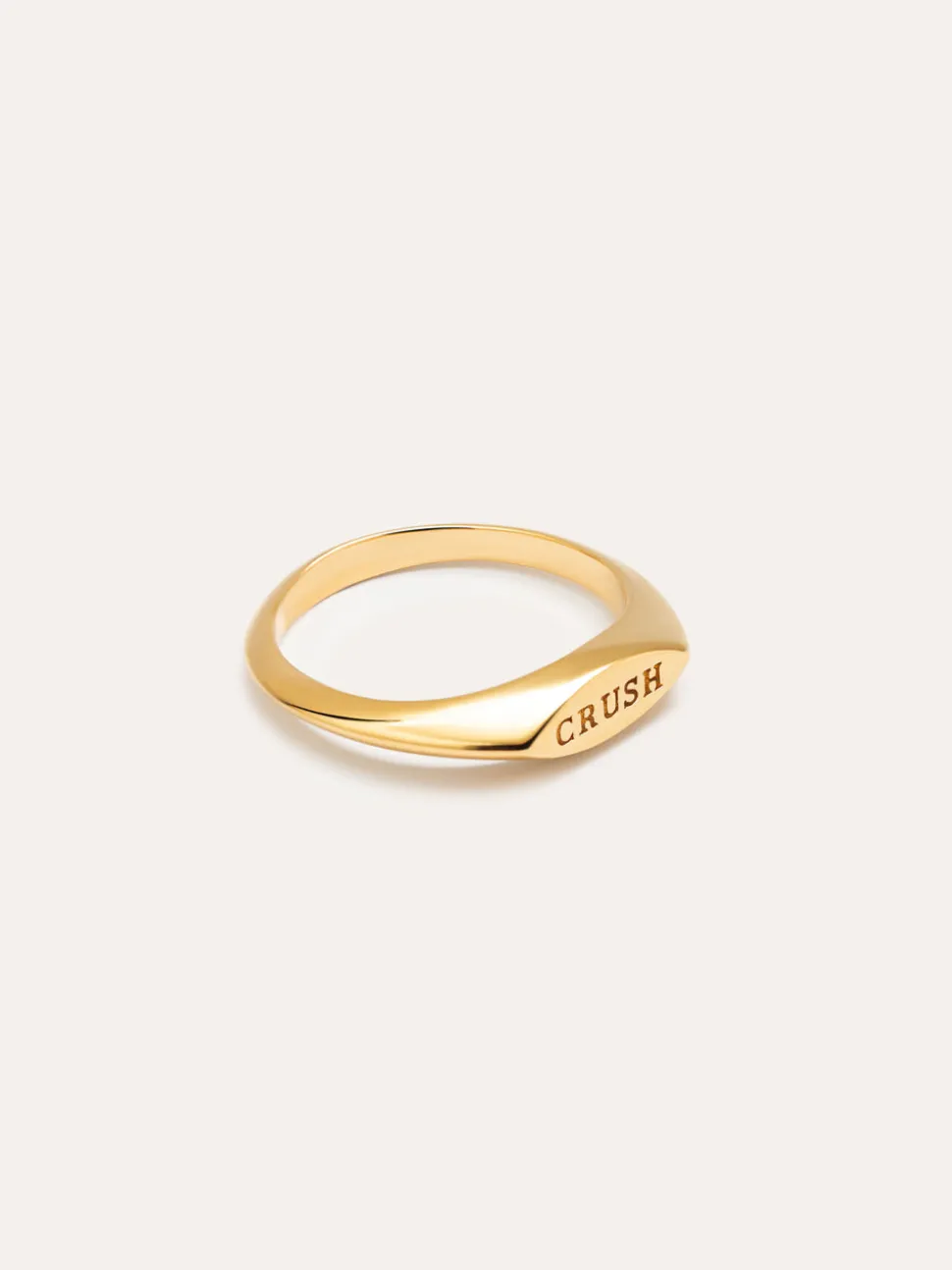 Anillo Crush Baño Oro