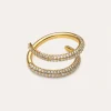 Anillo Doble Scarlett Baño Oro
