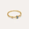 Anillo Leonor Índigo Baño Oro