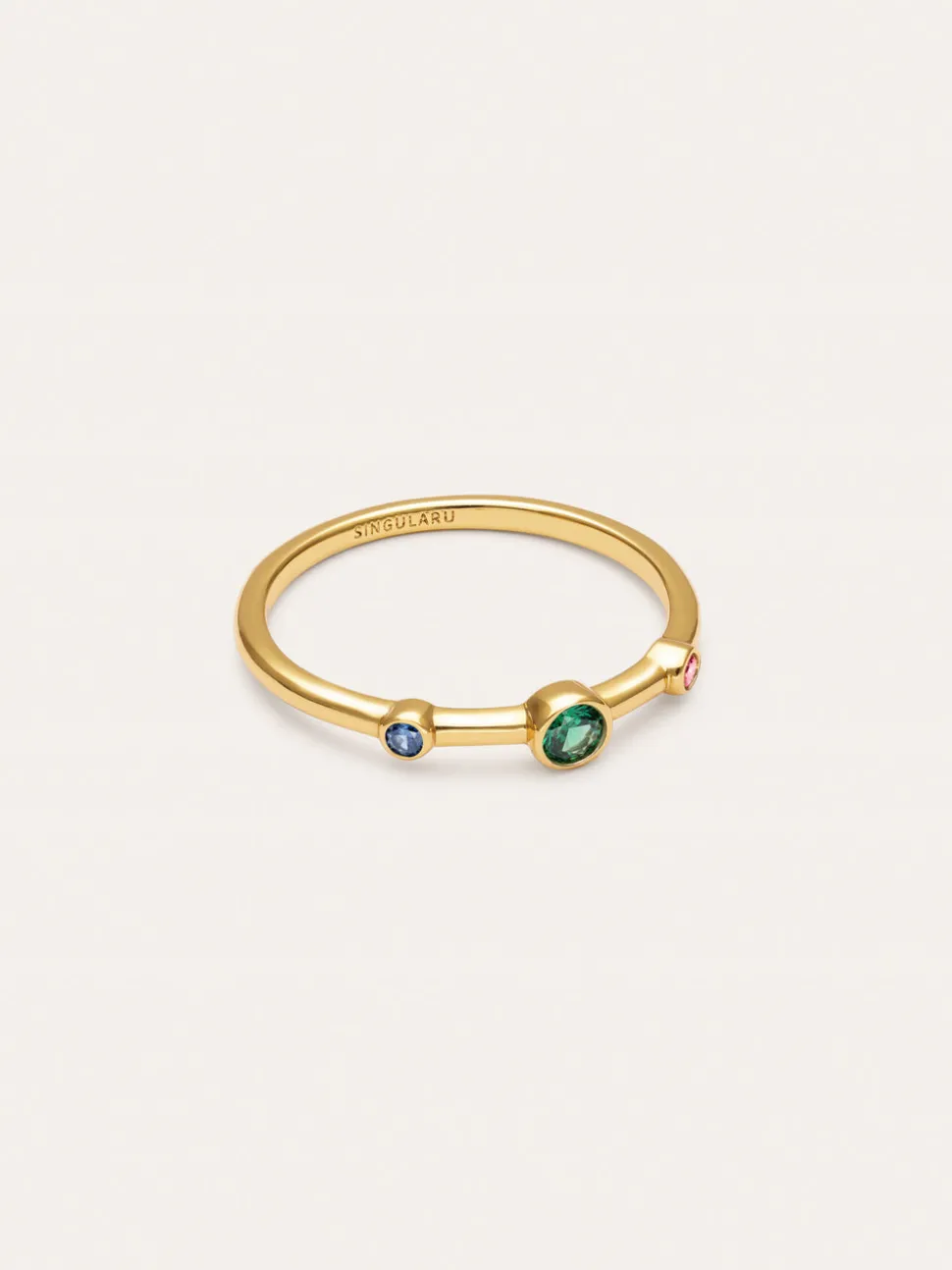 Anillo Leonor Prado Baño Oro