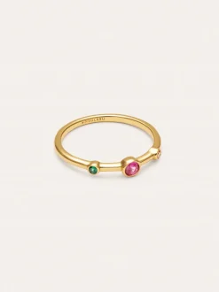 Anillo Leonor Rose Baño Oro