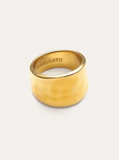 Anillo My Ocean Acero Baño Oro