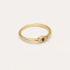 Anillo Ojo de Horus Baño Oro
