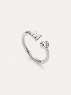 Anillo Personalizado Letter Spark Acero
