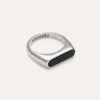Anillo Proa Negro Acero