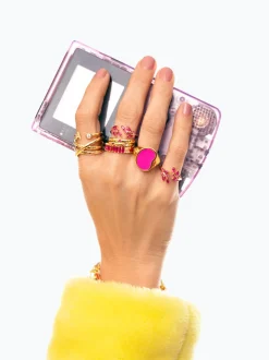 Anillo Sia Berries Baño Oro