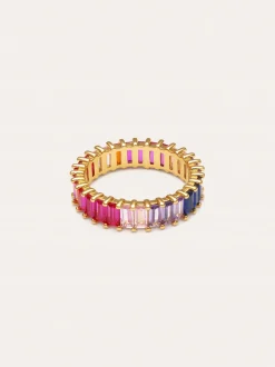 Anillo Sia Berries Baño Oro