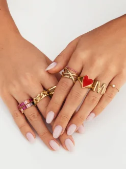 Anillo Sia Berries Baño Oro
