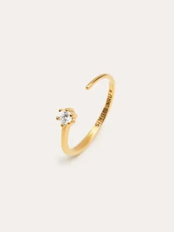 Anillo Sophie Plata Baño Oro