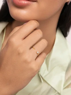 Anillo Sophie Plata Baño Oro