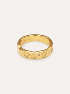 Anillo Treasure Baño Oro
