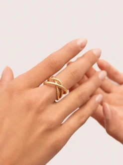 Anillo Vincla Baño Oro