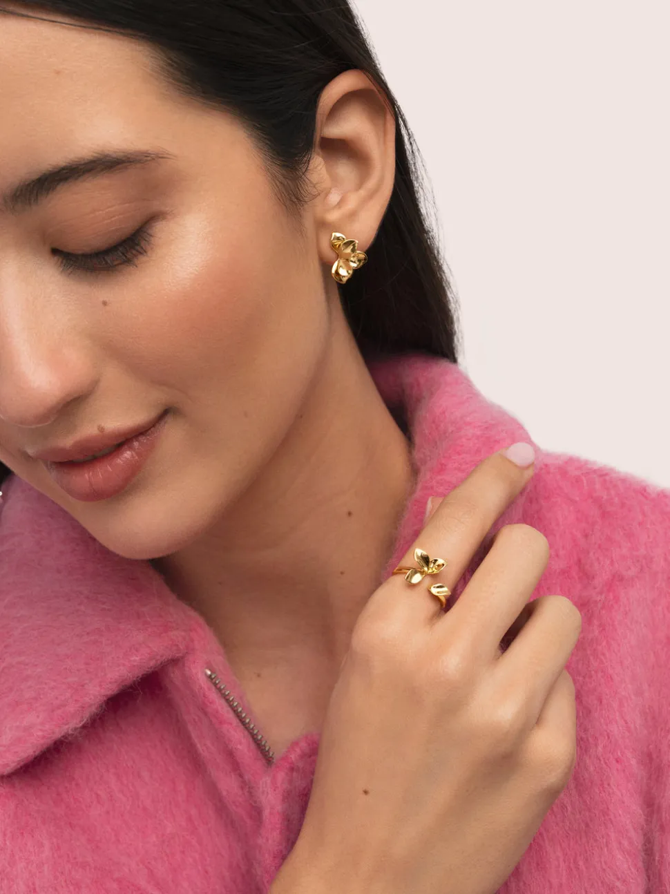 Anillo Zinnia Baño Oro