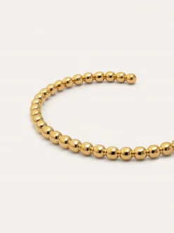 Brazalete Bomb Acero Baño Oro