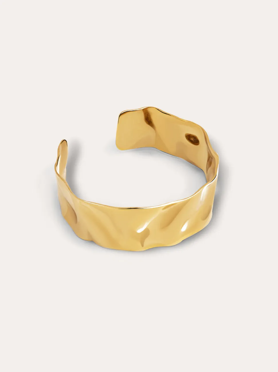 Brazalete Marea Acero Baño Oro