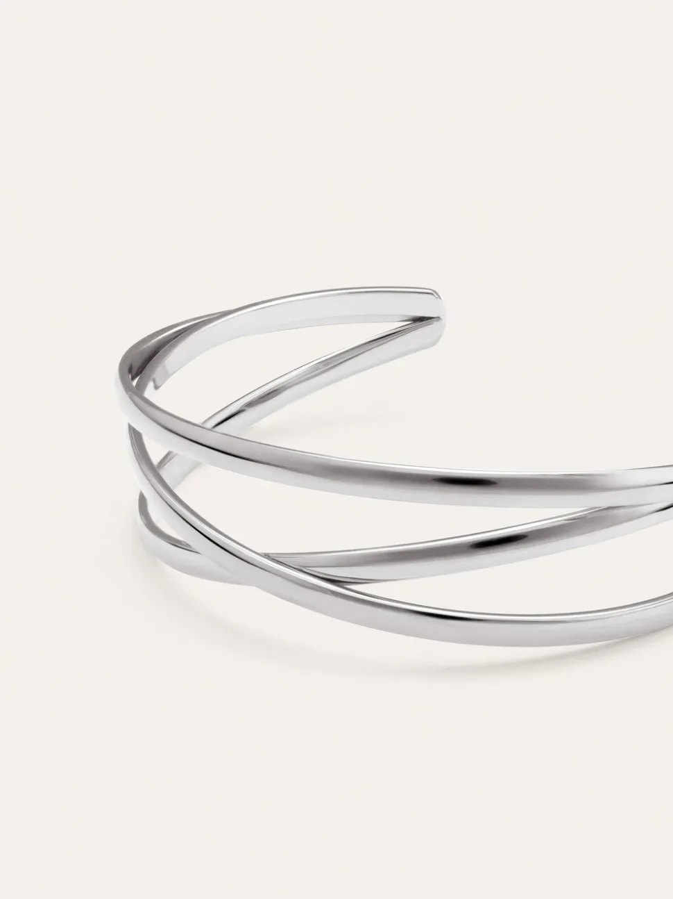 Brazalete Triple Diana Acero