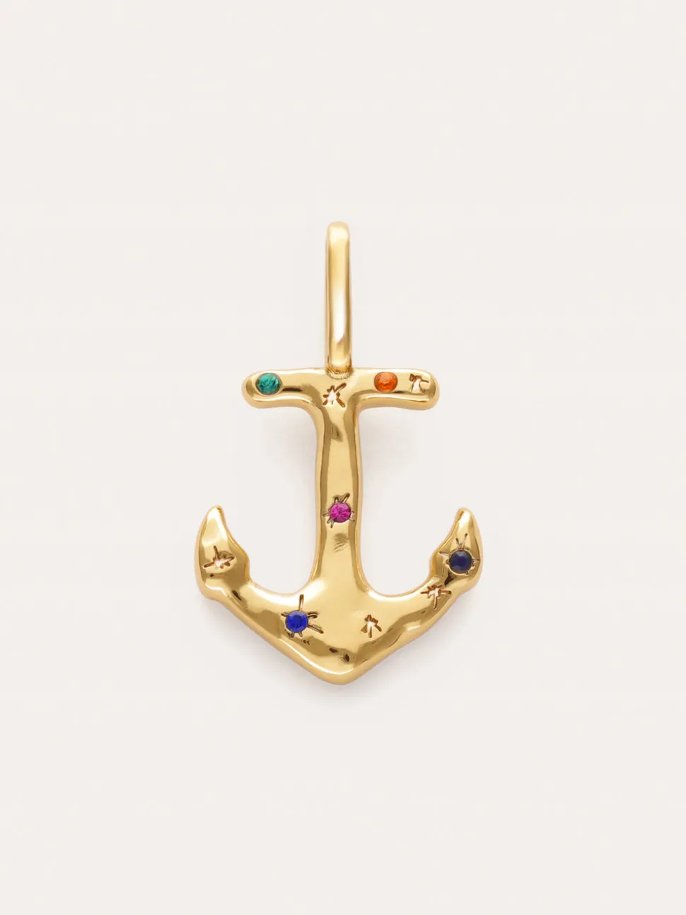 Charm Ancla Baño Oro
