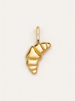 Charm Croissant Baño Oro