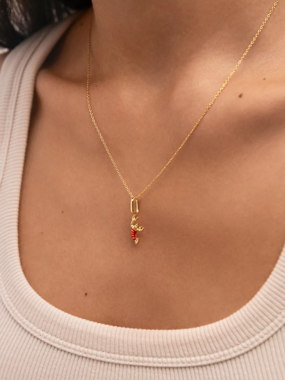 Charm Gambita Baño Oro