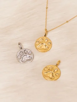 Charm Huella Baño Oro