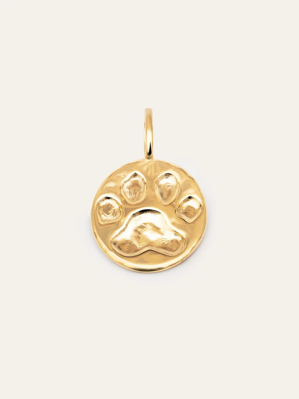 Charm Huella Baño Oro