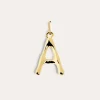 Charm Letter XL Baño Oro