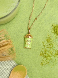 Charm Matcha Baño Oro