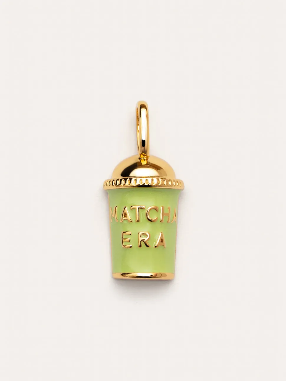 Charm Matcha Baño Oro