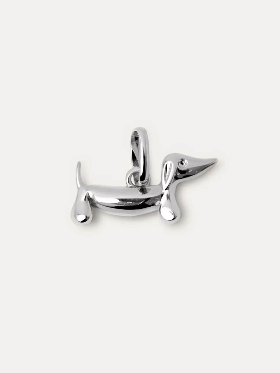 Charm Perro Teckel Enamel Black