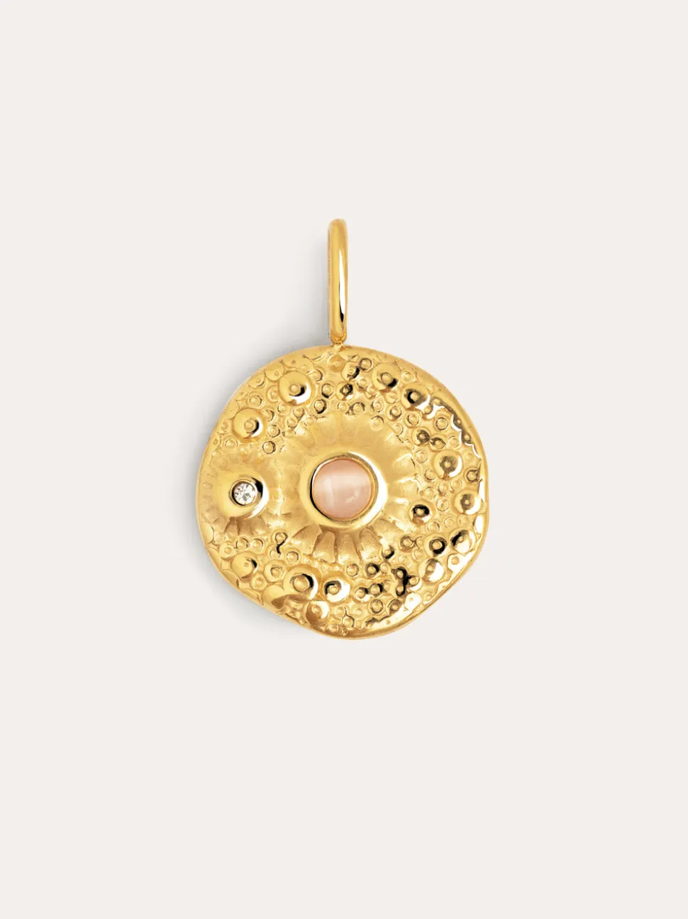 Charm Planeta Mars Acero Baño Oro