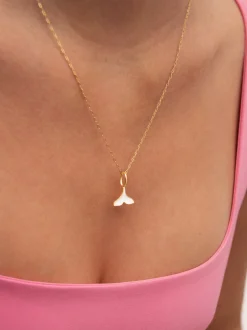 Charm Sirena Nácar Baño Oro
