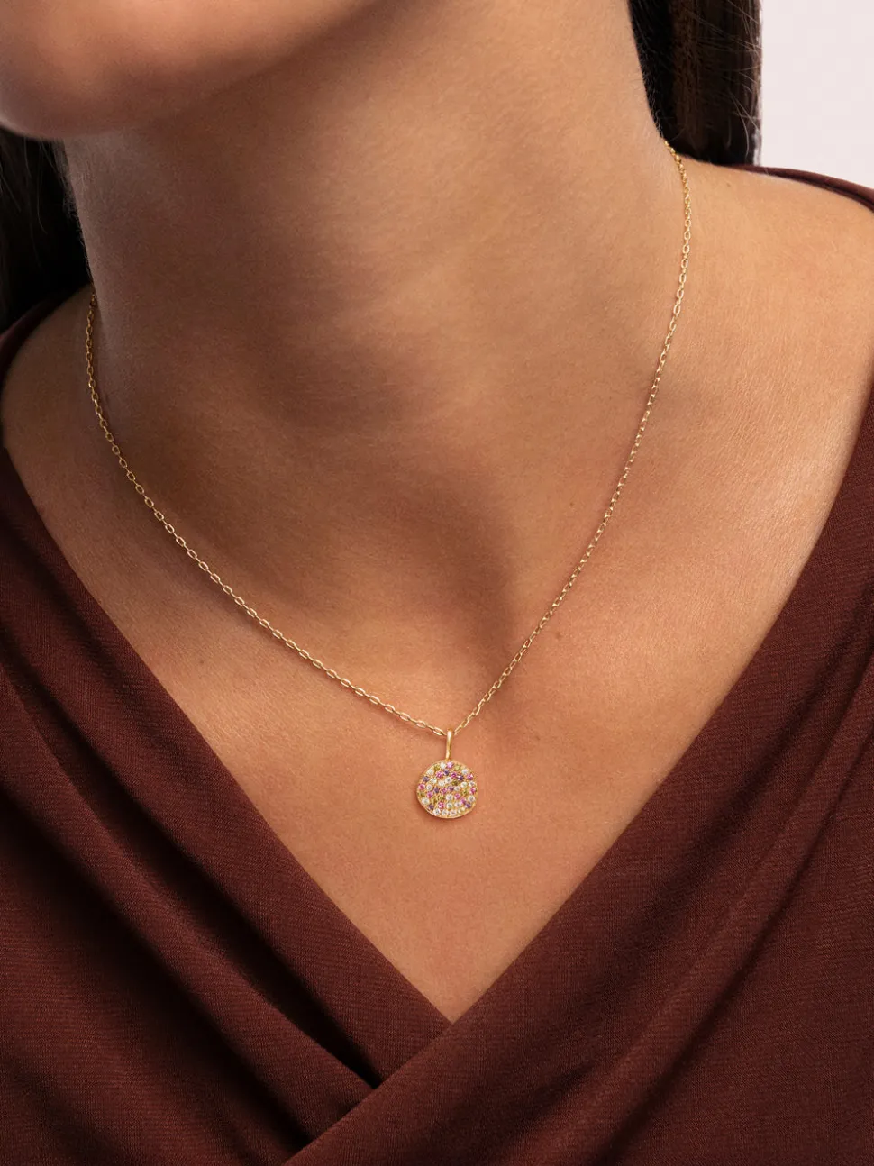 Charm Stellar Colors Plata Baño Oro