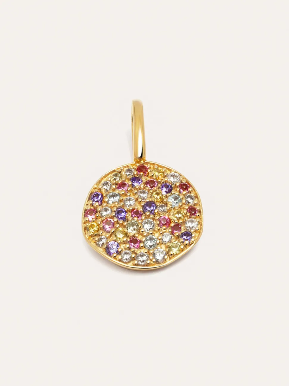Charm Stellar Colors Plata Baño Oro