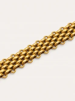 Choker Galea Acero Baño Oro