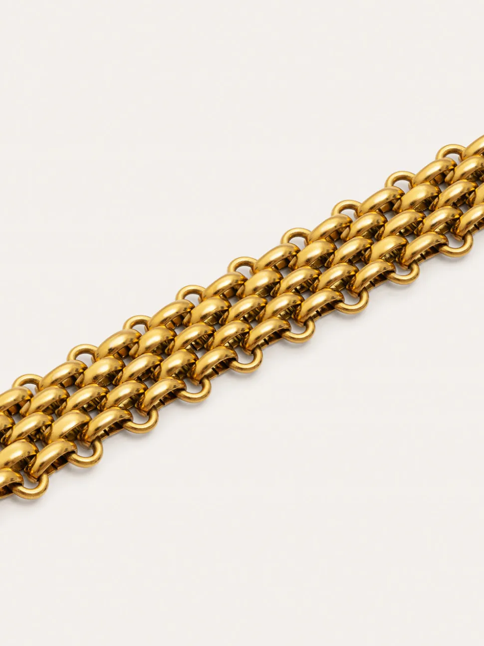 Choker Galea Acero Baño Oro