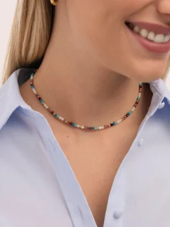 Collar Altea Bruma Acero Baño Oro