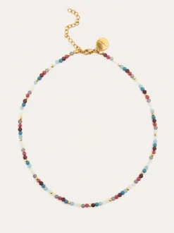 Collar Altea Bruma Acero Baño Oro