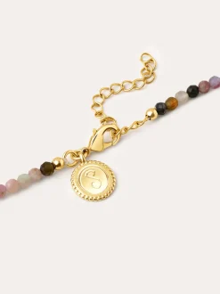Collar Altea Dots Tourmaline Syra Acero Baño Oro