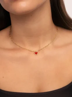 Collar Amour Baño Oro