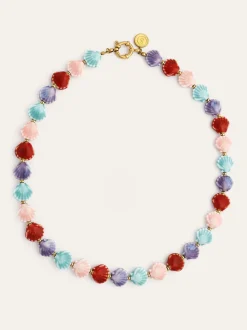 Collar Begur Conchas Acero Baño Oro