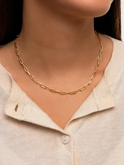 Collar Chic Acero Baño Oro